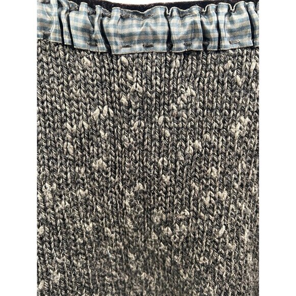 Hot Knots Handmade Button-Up Cardigan Sweater Boho Cottagecore Vintage Look - Picture 6 of 14